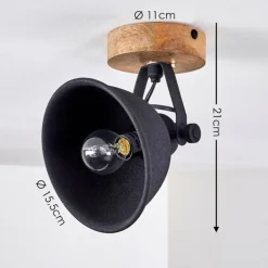 Plafonnier Svankfolk Bois clair, 1 lumière