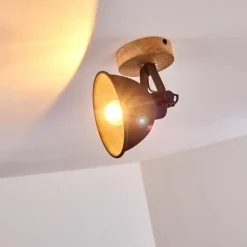 Plafonnier Svankfolk Bois clair, 1 lumière