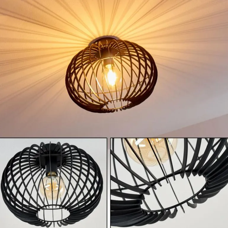 Plafonnier Svensbyn Noir, 1 lumière