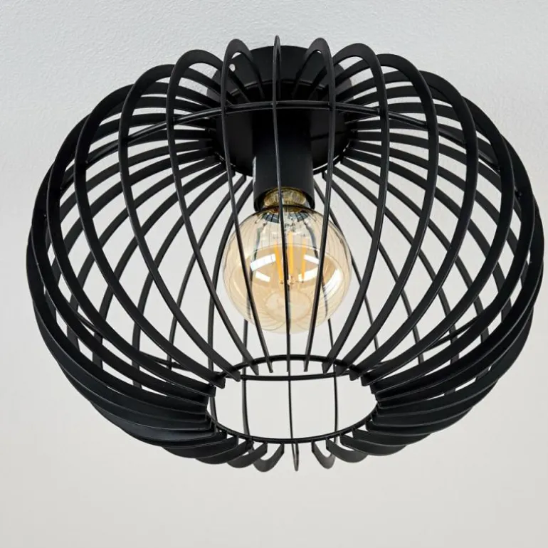 Plafonnier Svensbyn Noir, 1 lumière