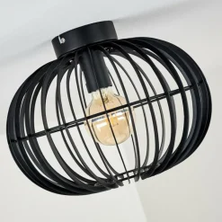 Plafonnier Svensbyn Noir, 1 lumière