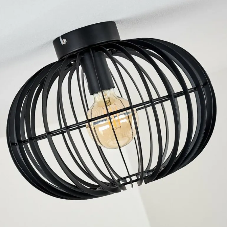 Plafonnier Svensbyn Noir, 1 lumière