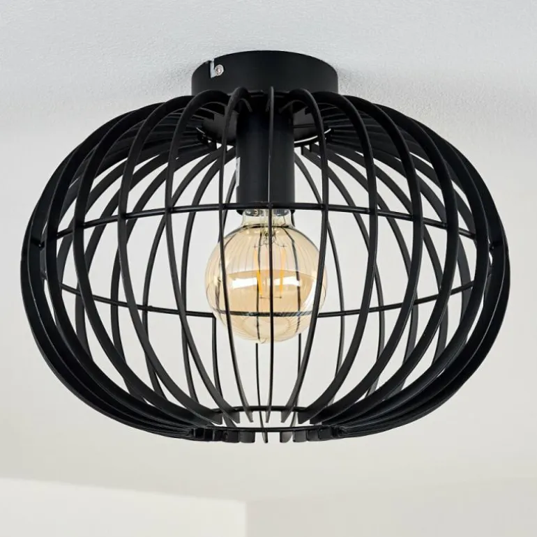 Plafonnier Svensbyn Noir, 1 lumière