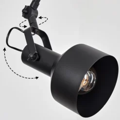 Plafonnier Tablazos Noir, 1 lumière