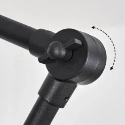 Plafonnier Tablazos Noir, 1 lumière