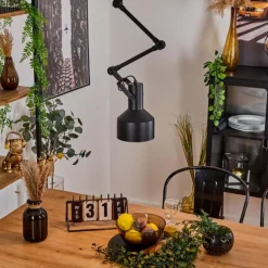 Plafonnier Tablazos Noir, 1 lumière