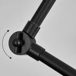 Plafonnier Tablazos Noir, 2 lumières