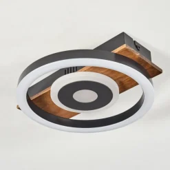 Plafonnier Taboneira LED Noir, 1 lumière