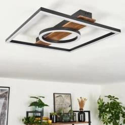 Plafonnier Taboneira LED Noir, 1 lumière