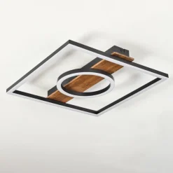 Plafonnier Taboneira LED Noir, 1 lumière