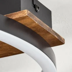 Plafonnier Taboneira LED Noir, 1 lumière