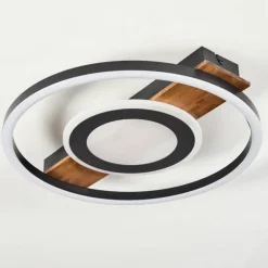 Plafonnier Taboneira LED Noir, 1 lumière