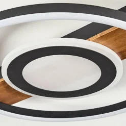 Plafonnier Taboneira LED Noir, 1 lumière