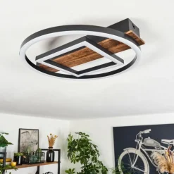 Plafonnier Taboneira LED Noir, 1 lumière