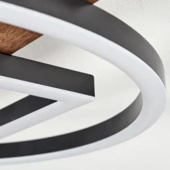 Plafonnier Taboneira LED Noir, 1 lumière