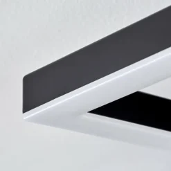 Plafonnier Taboneira LED Brun foncé, Noir, 2 lumières