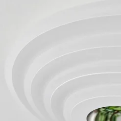 Plafonnier Takok LED Blanc, 1 lumière, Télécommandes