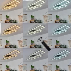 Plafonnier Taleta LED Noir, 1 lumière