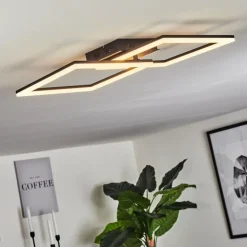 Plafonnier Taleta LED Noir, 1 lumière