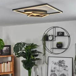 Plafonnier Taleta LED Noir, Blanc, 1 lumière