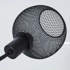 Plafonnier Tambo Noir, 5 lumières