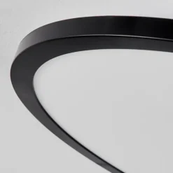 Plafonnier Tamesch LED Noir, 1 lumière, Télécommandes