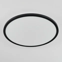 Plafonnier Tamesch LED Noir, 1 lumière, Télécommandes