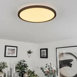 Plafonnier Tamesch LED Noir, 1 lumière