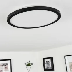 Plafonnier Tamesch LED Noir, 1 lumière