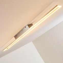 Plafonnier Tampere LED Nickel mat, 4 lumières