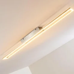 Plafonnier Tampere LED Nickel mat, 4 lumières