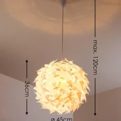 Plafonnier TAVANI Blanc, 1 lumière