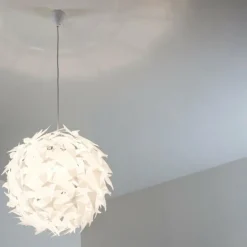 Plafonnier TAVANI Blanc, 1 lumière