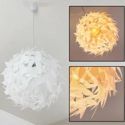 Plafonnier TAVANI Blanc, 1 lumière