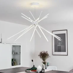 Plafonnier Teles LED Blanc, 1 lumière