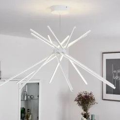 Plafonnier Teles LED Blanc, 1 lumière