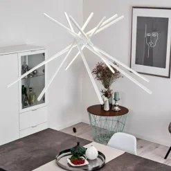 Plafonnier Teles LED Blanc, 1 lumière