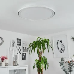 Plafonnier Telsen LED Blanc, 2 lumières, Télécommandes, Changeur de couleurs