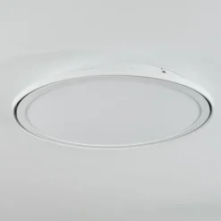 Plafonnier Telsen LED Blanc, 2 lumières, Télécommandes, Changeur de couleurs