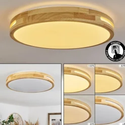 Plafonnier Tikkala LED Écru, 1 lumière