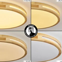 Plafonnier Tikkala LED Écru, 1 lumière