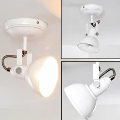 Plafonnier Tina Blanc, 1 lumière