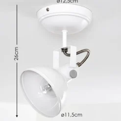 Plafonnier Tina Blanc, 1 lumière