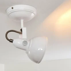 Plafonnier Tina Blanc, 1 lumière