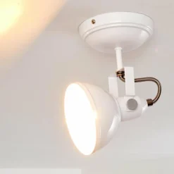 Plafonnier Tina Blanc, 1 lumière