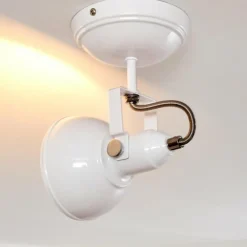 Plafonnier Tina Blanc, 1 lumière