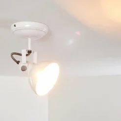 Plafonnier Tina Blanc, 1 lumière