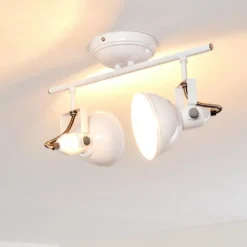 Plafonnier Tina Blanc, 2 lumières