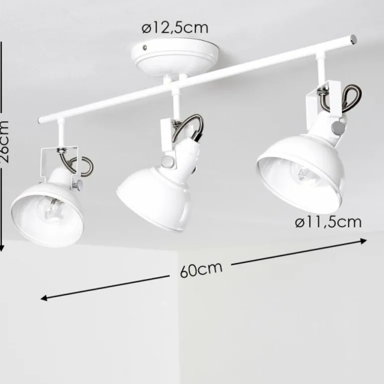 Plafonnier Tina Blanc, 3 lumières