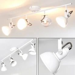 Plafonnier Tina Blanc, 4 lumières